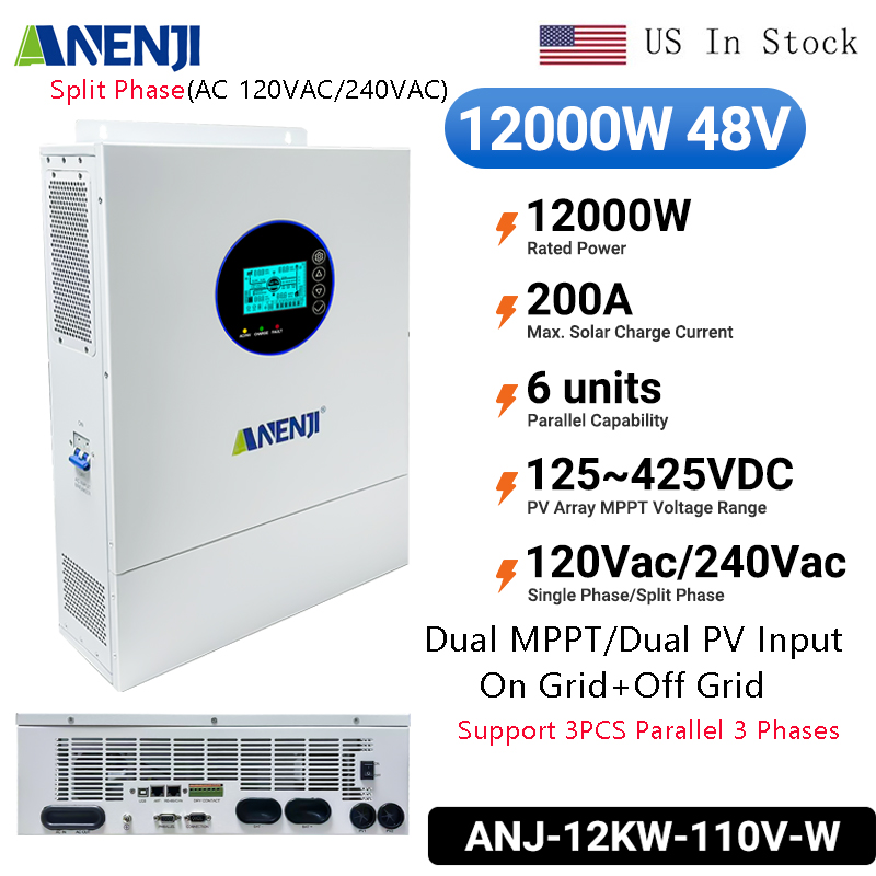 ANENJI Split Phase 12KW 48V Hy - đánh giá và giá Drone Solar Charger