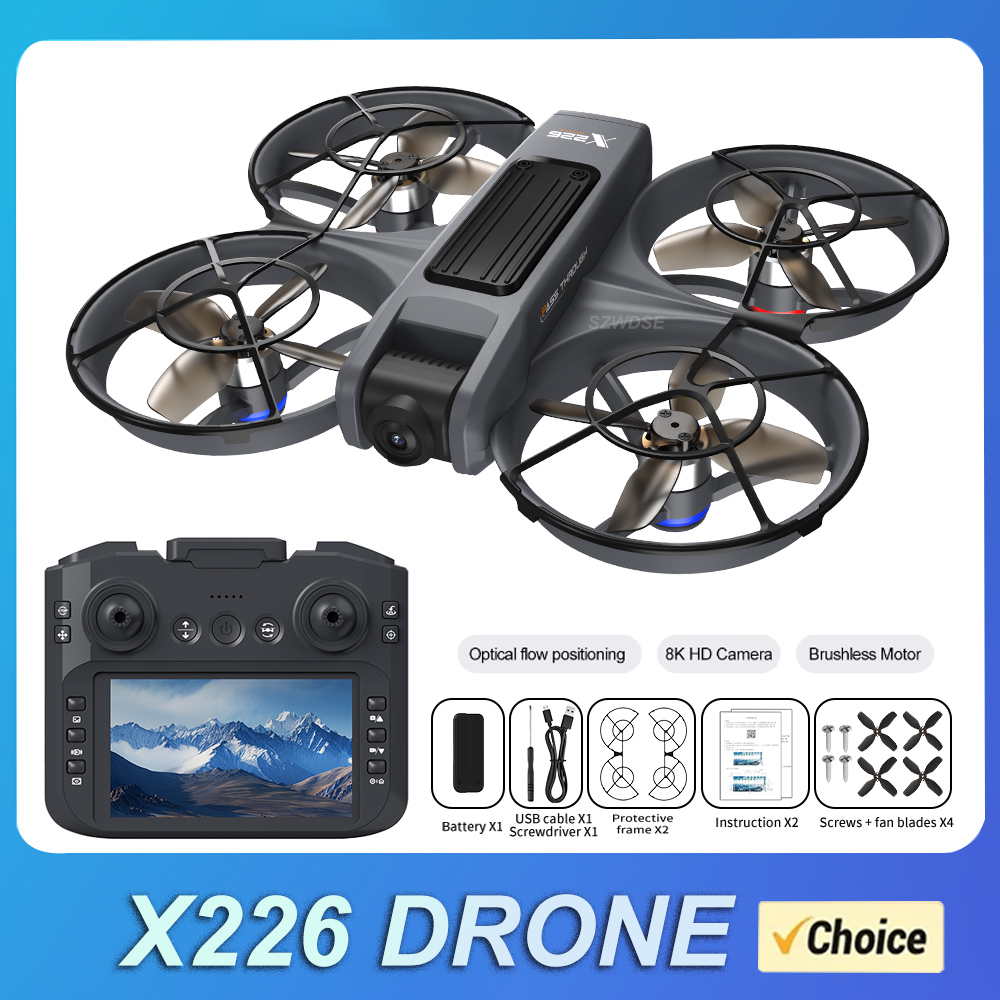 NEW X226 RC Drone 2.4G 5G WIFI - đánh giá và giá Drone Controller Screen