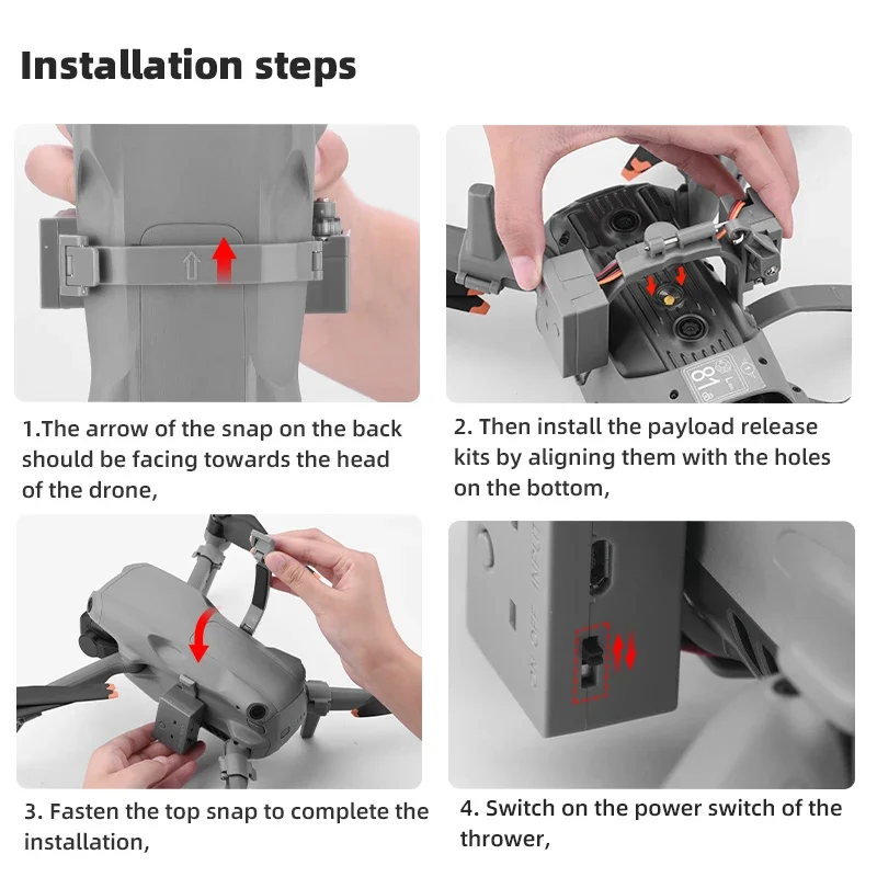 BRDRC Airdrop System for DJI A - đánh giá và giá Dji Drone Air 3