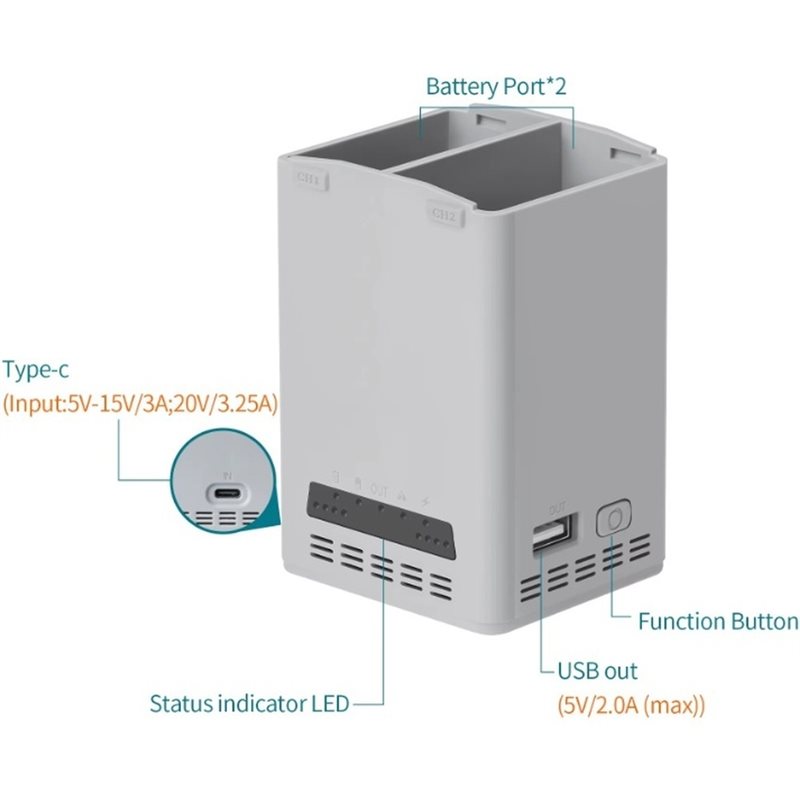 A53M-For DJI Lito 1 Lito X1 Dr - đánh giá và giá Drone Battery Adapter