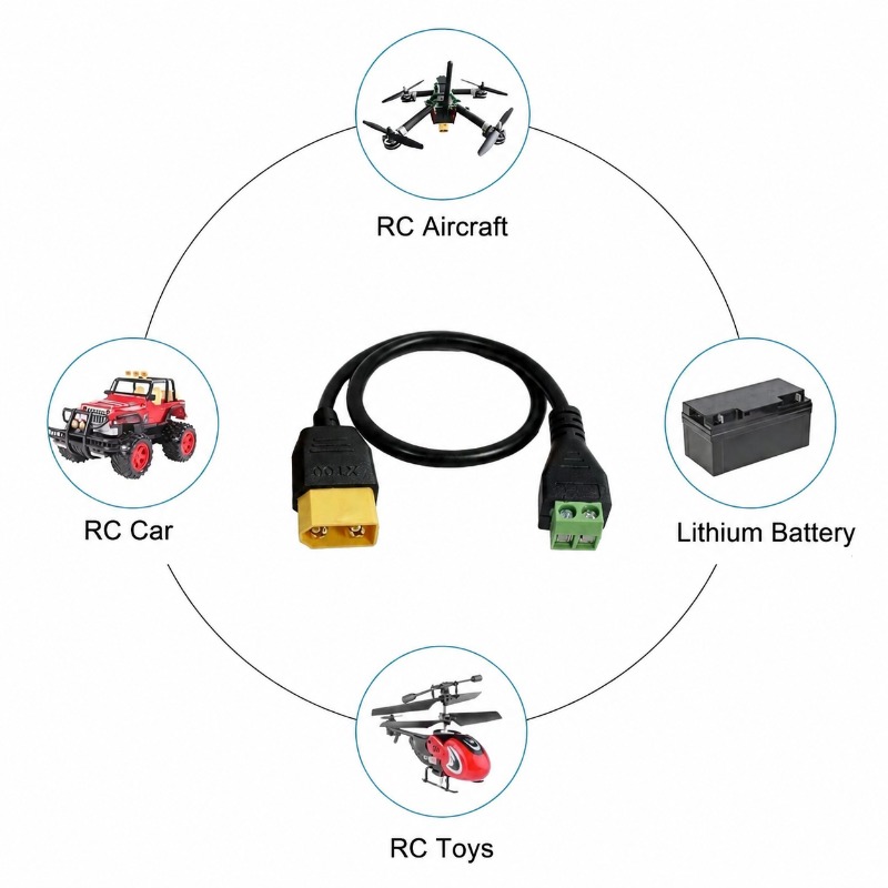 XT60 Connector Male Female To  - đánh giá và giá Drone Battery Adapter