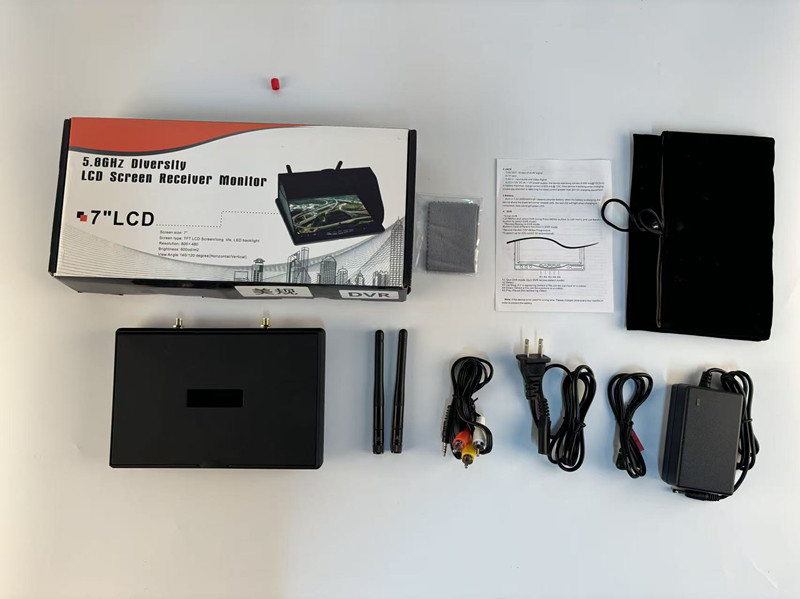 5.8G FPV DVR LS5802D 7 Inch Mo - đánh giá và giá Drone Controller Screen