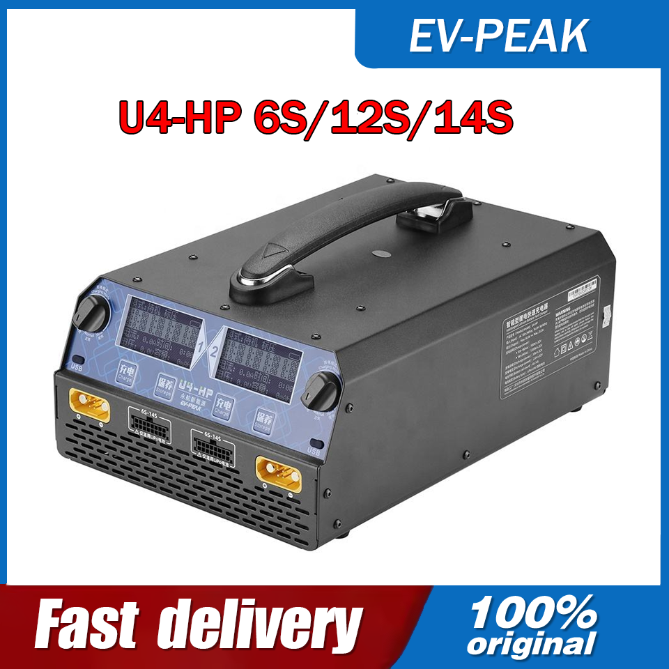 EV-PEAK U4-HP 2400W 25A Dual C - đánh giá và giá Drone Battery Charger