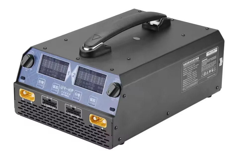 EV-PEAK U4-HP 2400W 25A Dual C - đánh giá và giá Drone Battery Charger
