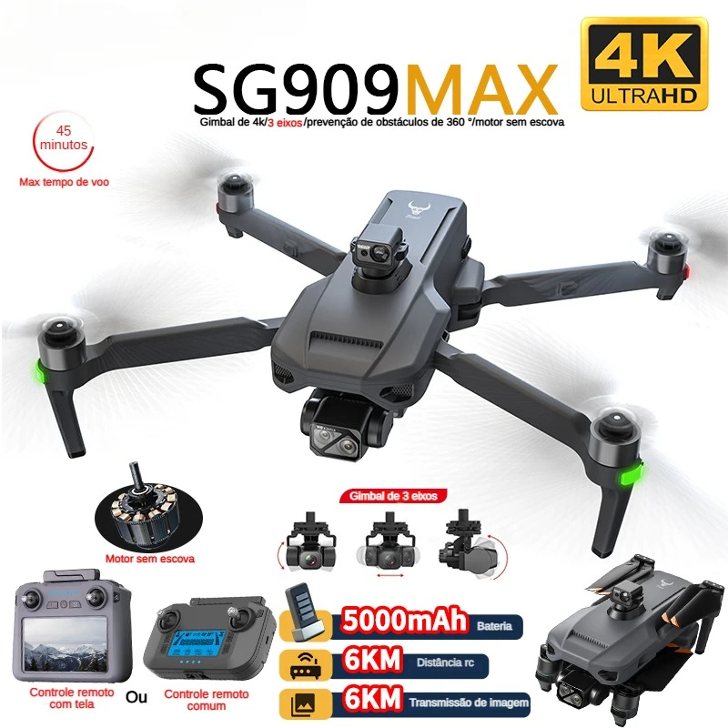ZLL SG909 SG909MAX Professiona - đánh giá và giá Drone Controller Screen